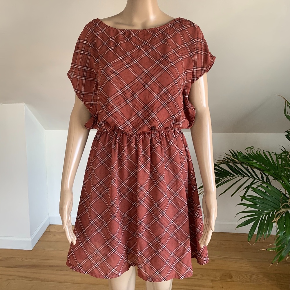 Elorie Plaid Dress | Size Small